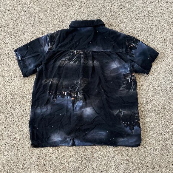 Harry Potter Hogwarts Button Down Shirt Wizarding World Size Small - Picture 5 of 5